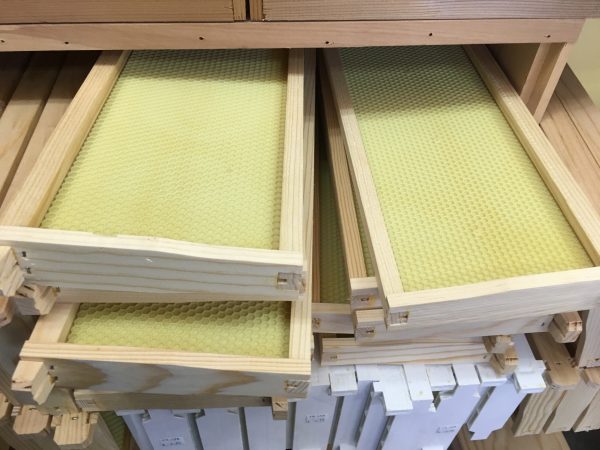 Langstroth Bee Box Plastic Frames with Foundation